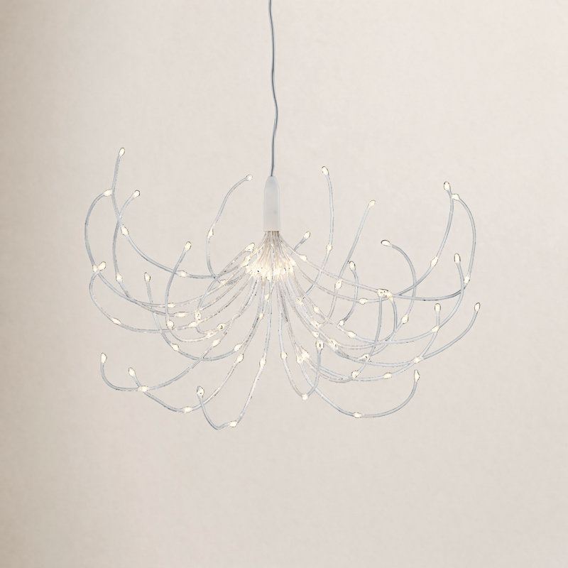 Warm White LED Starburst Hanging Light