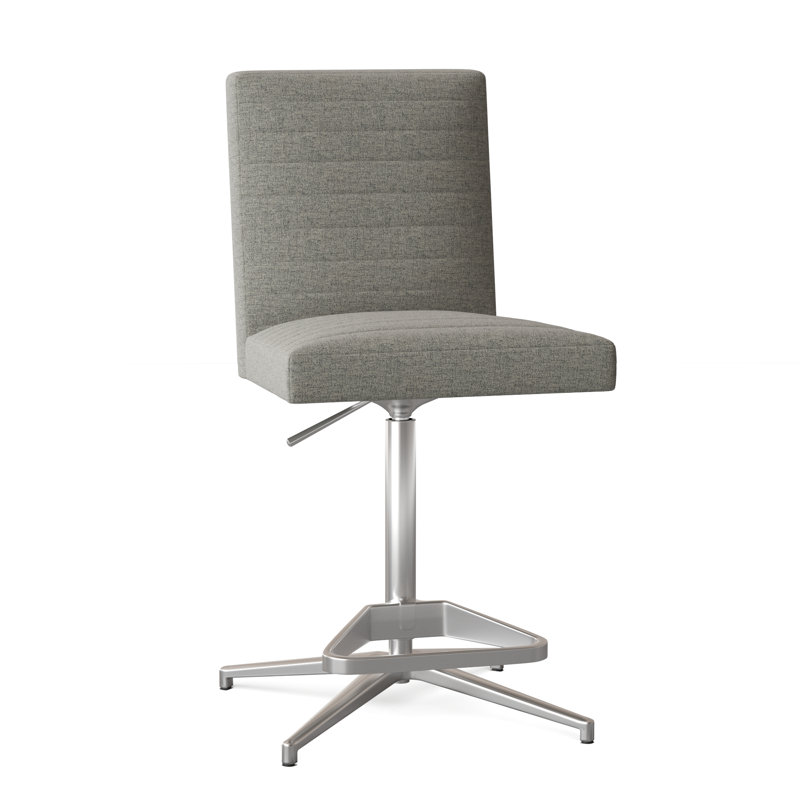Uma Adjustable Height Bar Stool, Charcoal (9508 61)