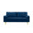 Velvet Loveseat  Sofa 67 Inch,Upholstered Sofa,Armrest Sofa,love seat,metal legs-2054579897