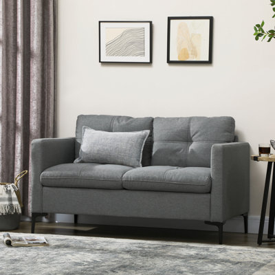 Camiel 2 Seater Linen Loveseat