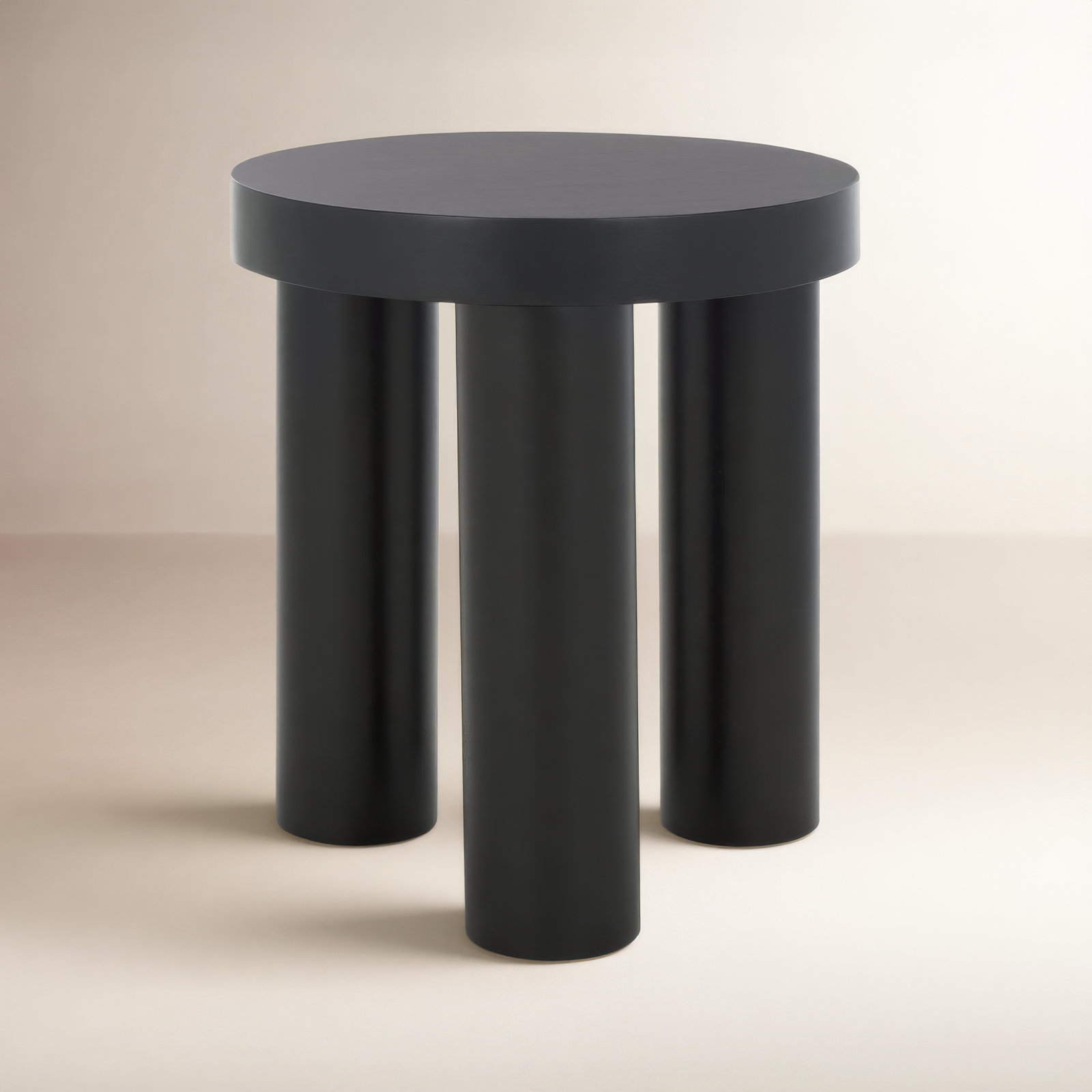 15" End Table, Black
