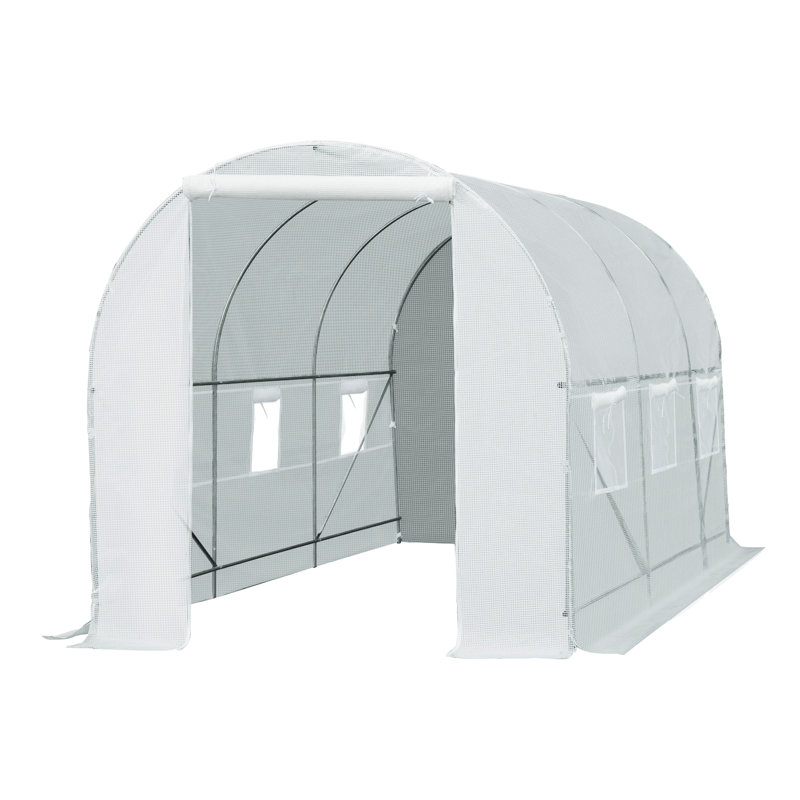 Hobby Greenhouse, 6.6''H x 14.6''W x 6.6''D, Clear