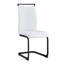 Table And Chair Set Large Modern Rectangular Table With Brown Glass Top Andmetal Legs It Is Equipped With Soft And Comtable PU Seats, Faux Leather Upholstered Seats, And Sturdy Metal Legs