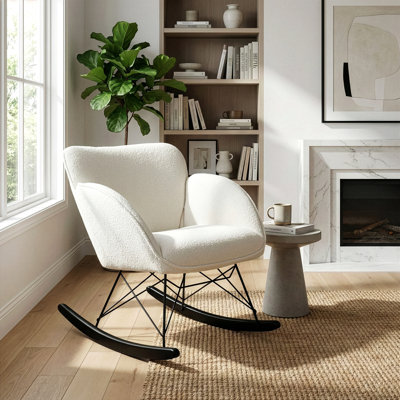 Jiyah Metal Rocking Chair by George Oliver