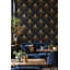 Papier peint glamour noir et doré-1153602637