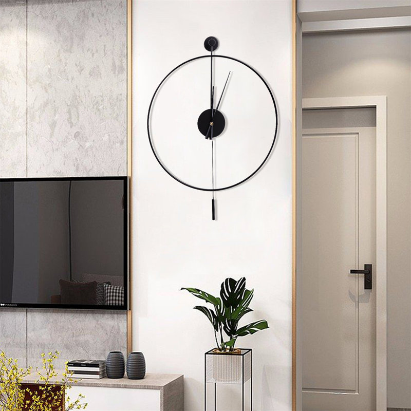 Horloge murale Insine, Petit, Noir