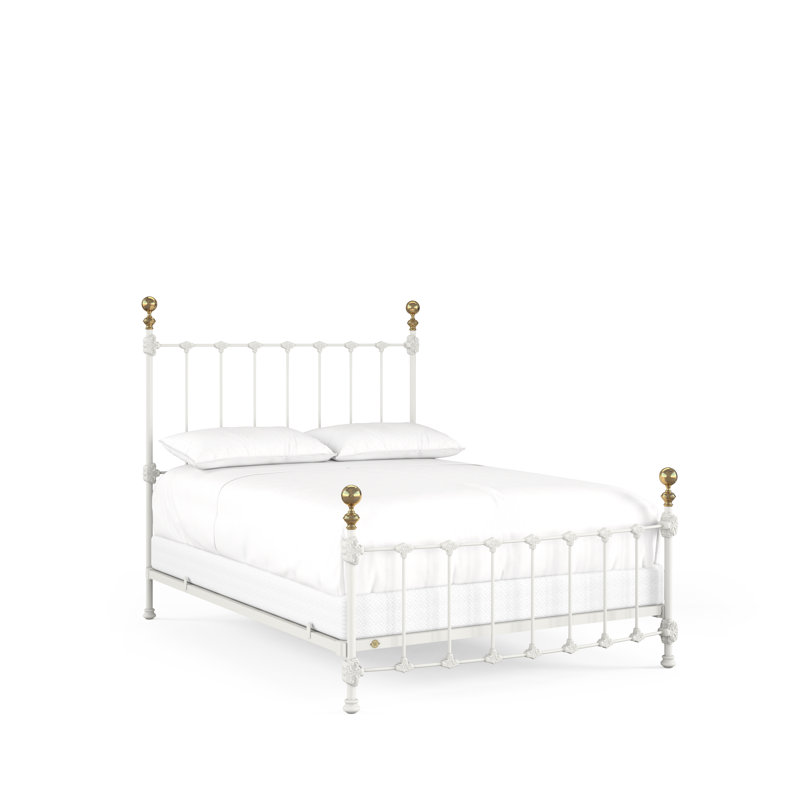151 Palatial Bed | Complete Standard, Matte White, Queen