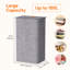 Laundry Hamper And Waste Basket Set