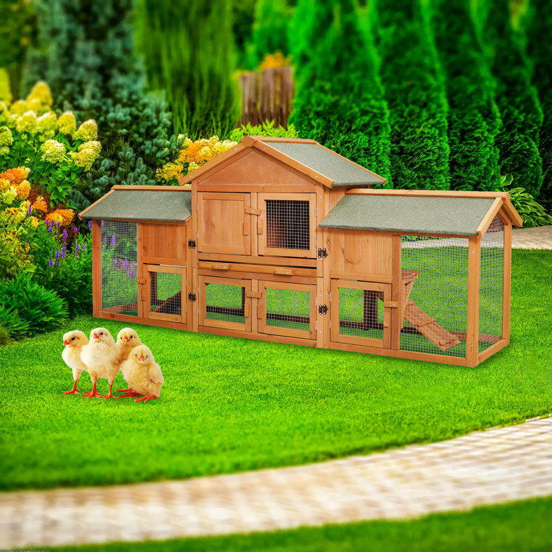 Deniqua Weather Resistant Rabbit Hutch