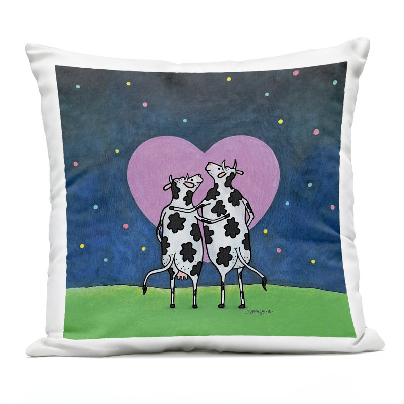 Coussin d'extérieur imprimé Lover Significant Udder