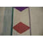 Tapis multicolore rayé kilim 8 x 10 pour la vie moderne
