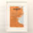Orange / gris