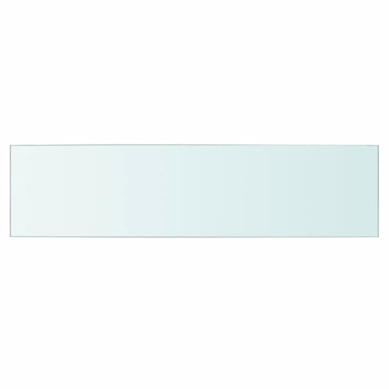 Glass Floating Shelf, 0.8cm H x 60cm W x 15cm D