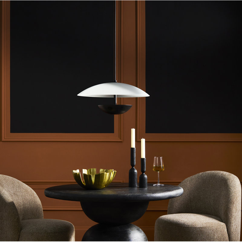 Luminaire suspendu Maaike, Noir