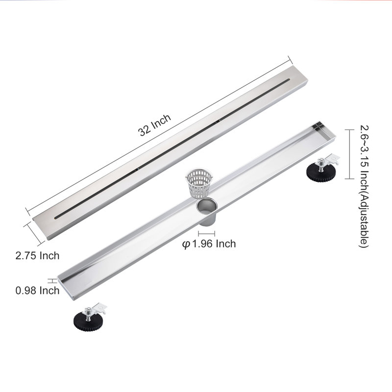 32'' W Linear Grid, Brushed Nickel