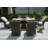 Algird 6 - Person Wicker Patio Dining Set with Rectangular Table , Cushions Included