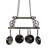 Neo Metal Handcrafted Oval Hanging Pot Rack-124968252