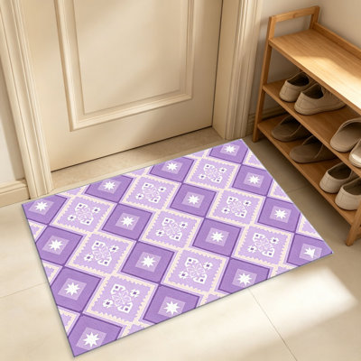 Tapis à franges bleues pour le salon, doux et confortable, convient à toutes les saisons, facile à entretenir, tapis de sol intérieur lavable à la machine, sous la table de ferme convenant à la chambre à coucher, à la salle à manger, au bureau, au balcon, au patio