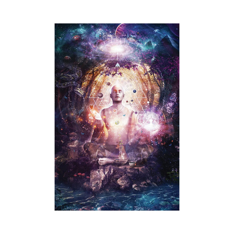 "Connecté à la source" par Cameron Gray - impression sur toile tendue, H 12 po x l 8 po x P 0,75 po