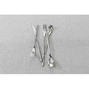 VeSteel 30 Piece Matte Black Silverware Set, Stainless Steel Flatware Set  Service for 6, Metal Cutlery Eating Utensils Tableware Includes  Forks/Spoons/Knives 