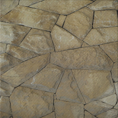 Tapis de zone brune à motifs