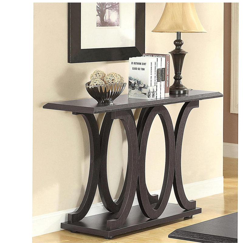 Karsten Cappuccino Engineered Wood Entryway Console Table
