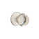 Privacy Providence Crystal Clear Knob with Regular Rose