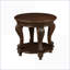 Table basse d'aspect bois vieilli - Table d'appoint de salon peu encombrante avec finition résistante à la chaleur et facile à assembler-152013445
