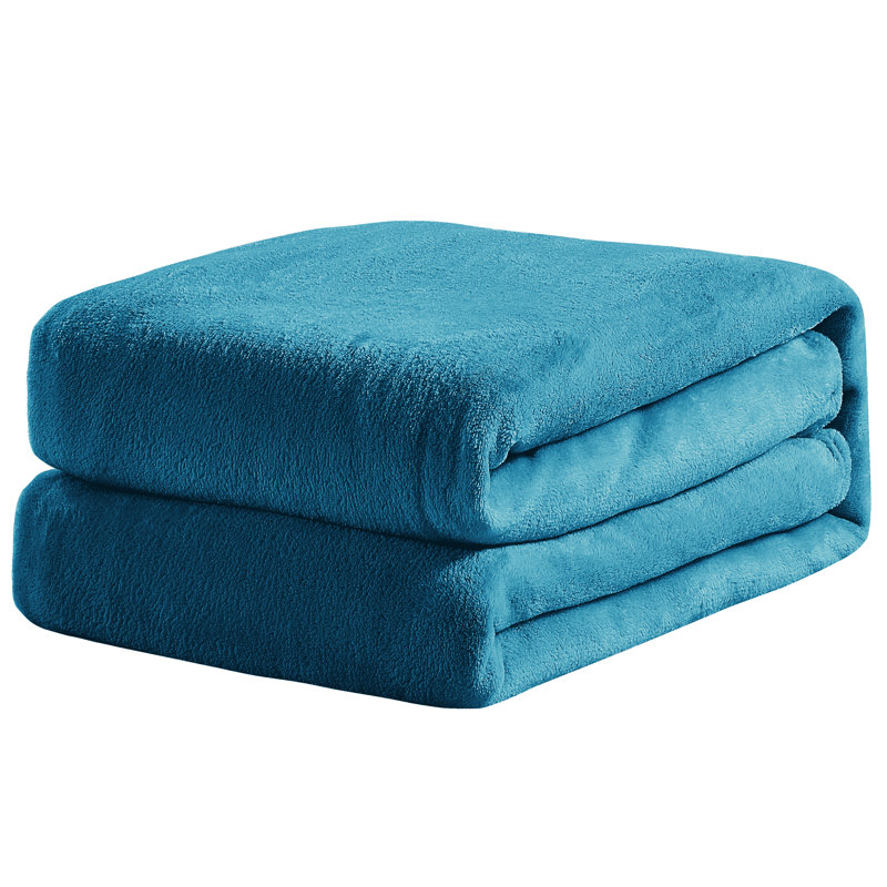 Grantham Knitted Throw Blanket, Full/Double, Teal