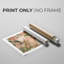 Bouquet Scatter III - Impression sur toile seulement - NON-CADRE