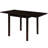 Cappuccino Dining Table with Drop Extension Leaf
