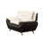 Similicuir beige est en rupture de stock