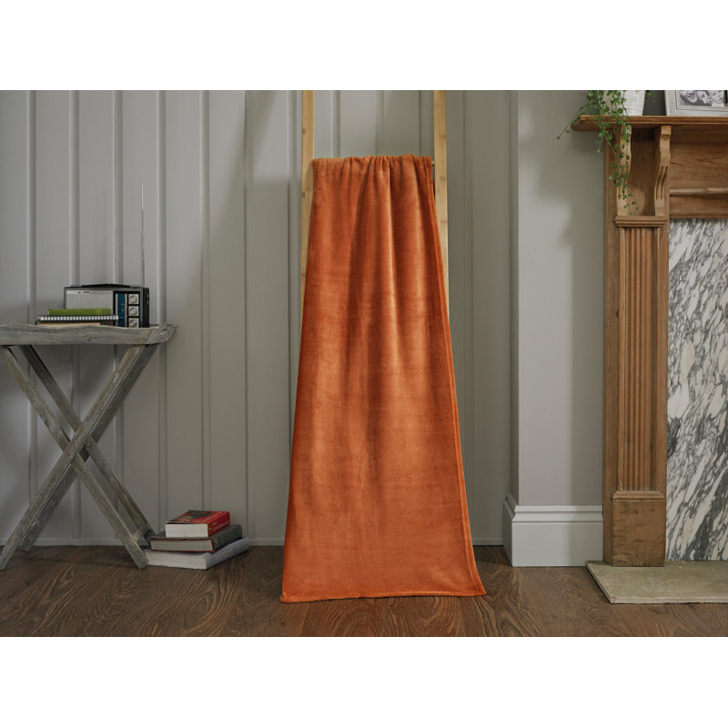 Plain Weave / Muslin Throw Blanket, Brown