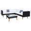 Ensemble de conversation modulaire avec coussins 4 pièces Chicago-1638421450