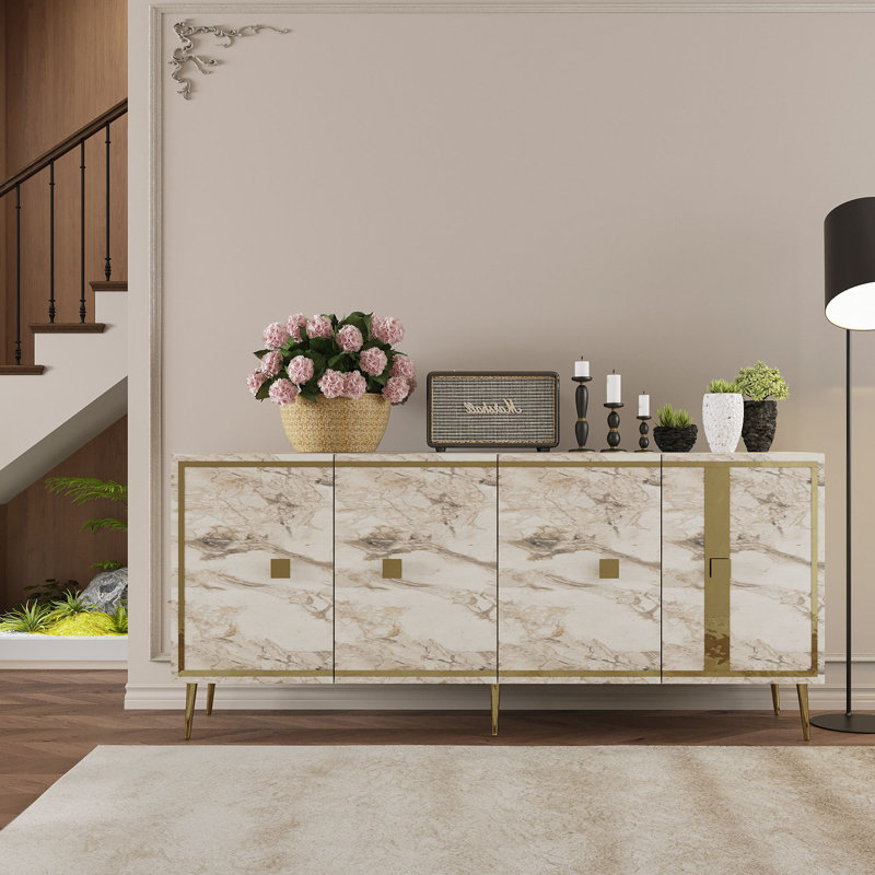 Olivia 150cm Console Table, Cream