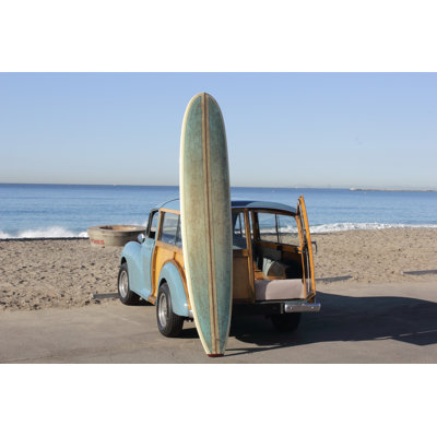 " Surfboard at the Beach " Color Photography Print