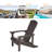 Bucareli Ergonomics Plastic Adirondack Chair-586038963