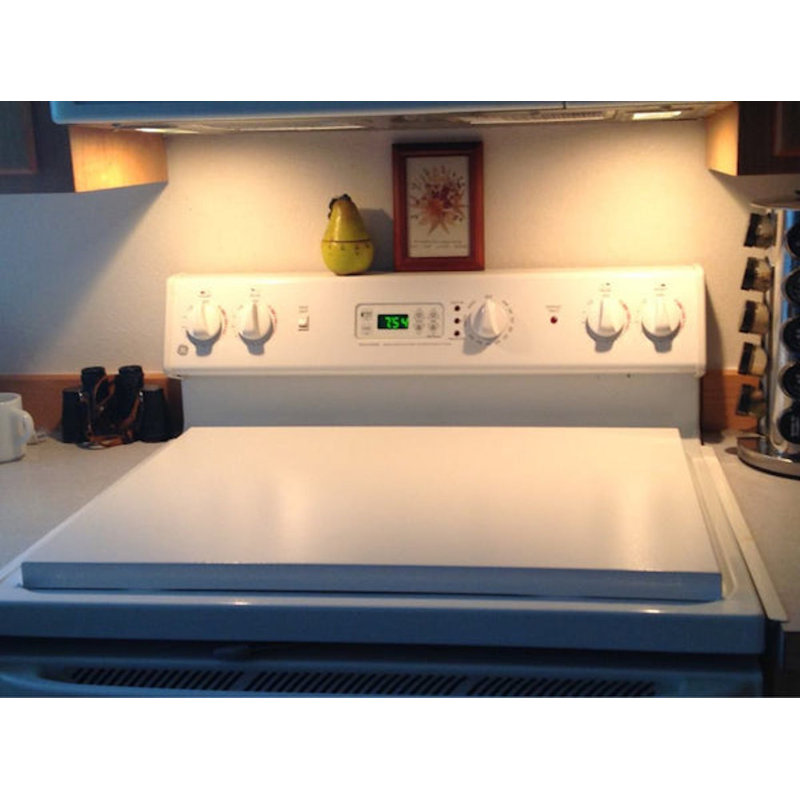 StoveTopper® Universal Range Burner Cover, White, 2" H x 32" W x 22" D