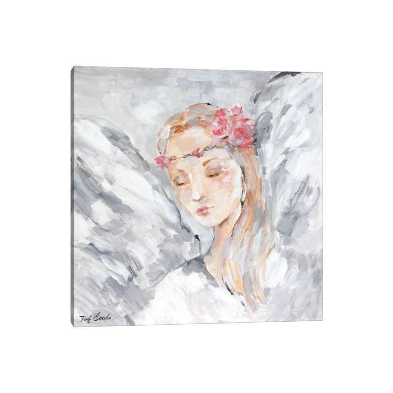 Angel I by Debi Coules - Wrapped Canvas Painting, 45.72 cm H x 45.72 cm W