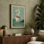 Coffee Wave Retro - Wrapped Canvas-258864473-258864475