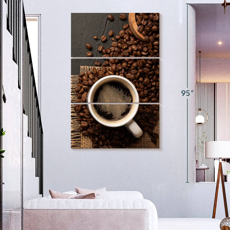 Yarlin Beans To Espresso, 32" H x 20" W