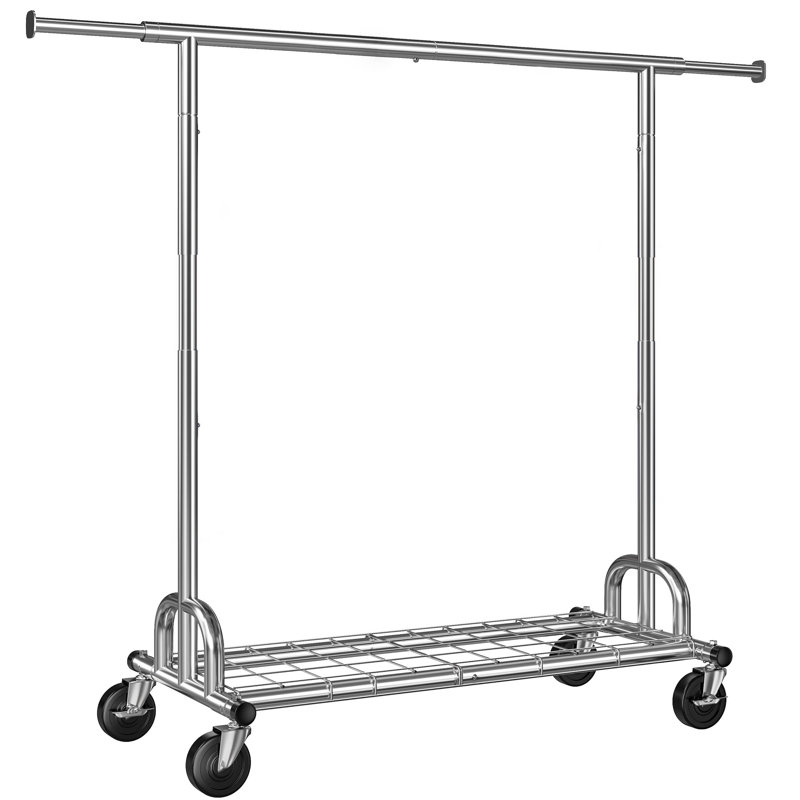Porte-vêtements robuste avec roulettes