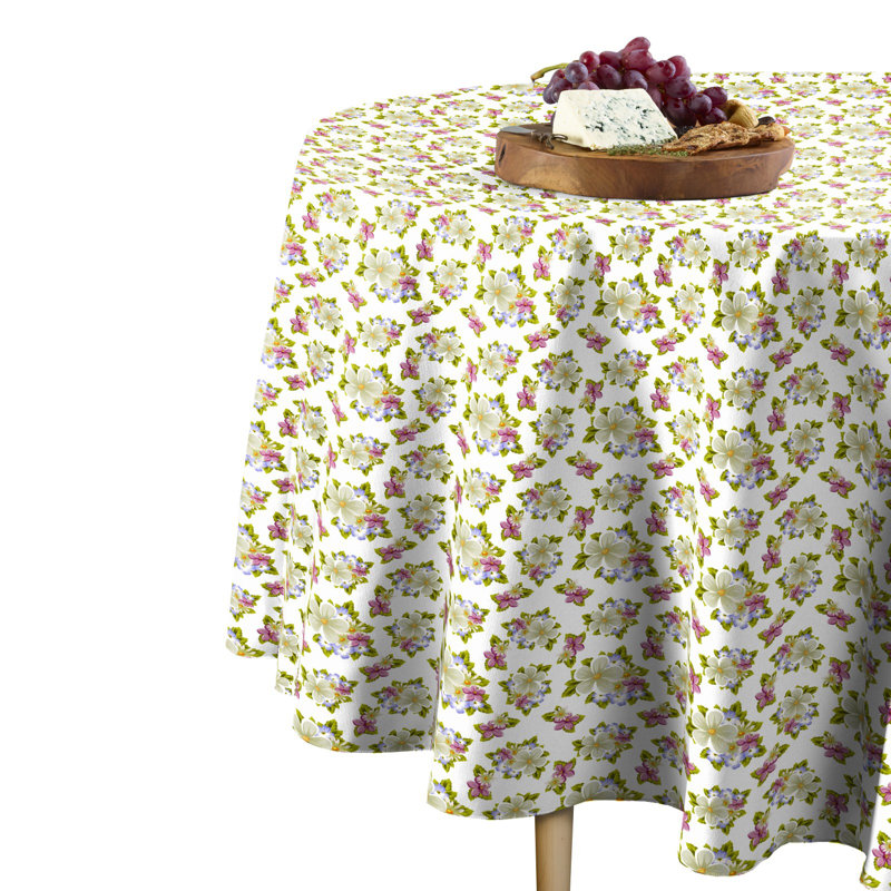Emilee Bouquet Tablecloth, 84" L x 84" W