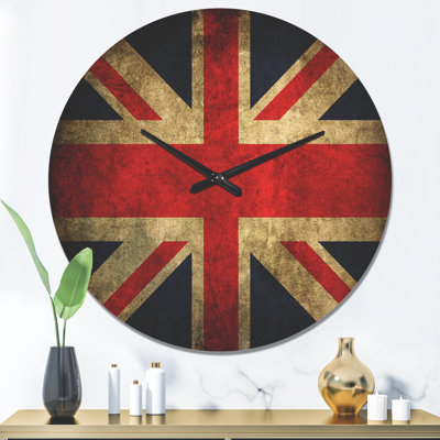 Horloge murale rétro en bois