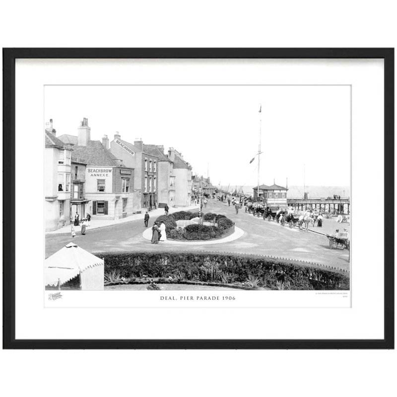 Deal, Pier Parade 1906 - Single Picture Frame Print, 45cm H x 60cm W x 2.3cm D