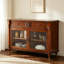 Buffet en bois massif brun noisette