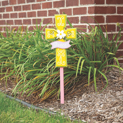 Sighwaldi Wood Religious & Spiritual Garden Stake