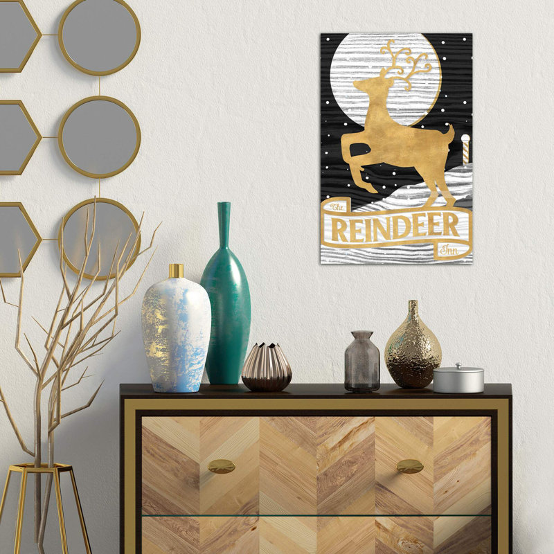 Winter Lodge Sign II by Andi Metz - Wrapped Canvas Print, 66.04 cm H x 45.72 cm W x 1.91 cm D