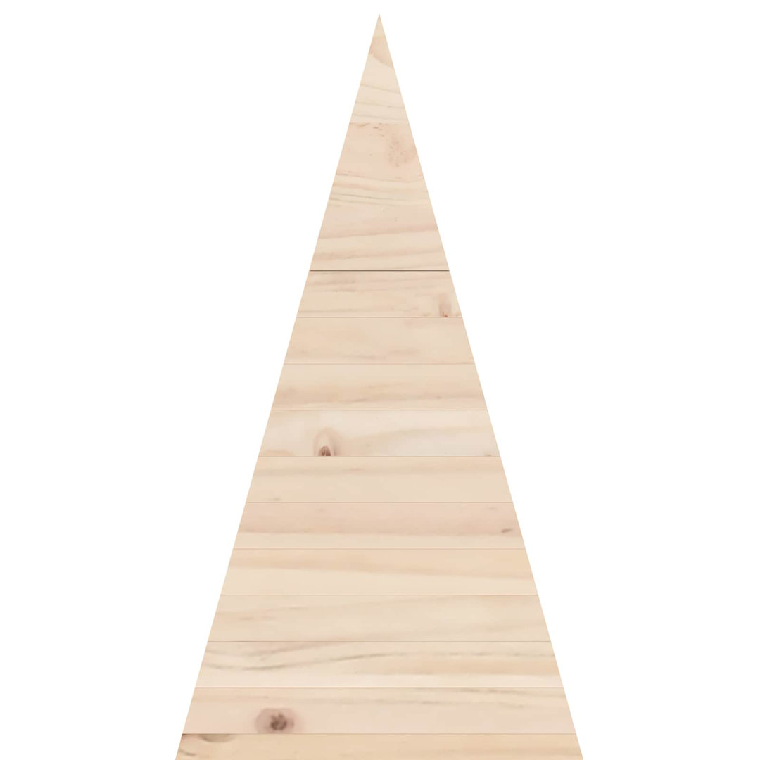 Vidaxl Wooden Christmas Tree Kotka 150 Cm Solid Pine Wood Natural - Image 3