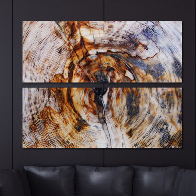 Impact A and B - Sans cadre, reproduction d'art sur verre